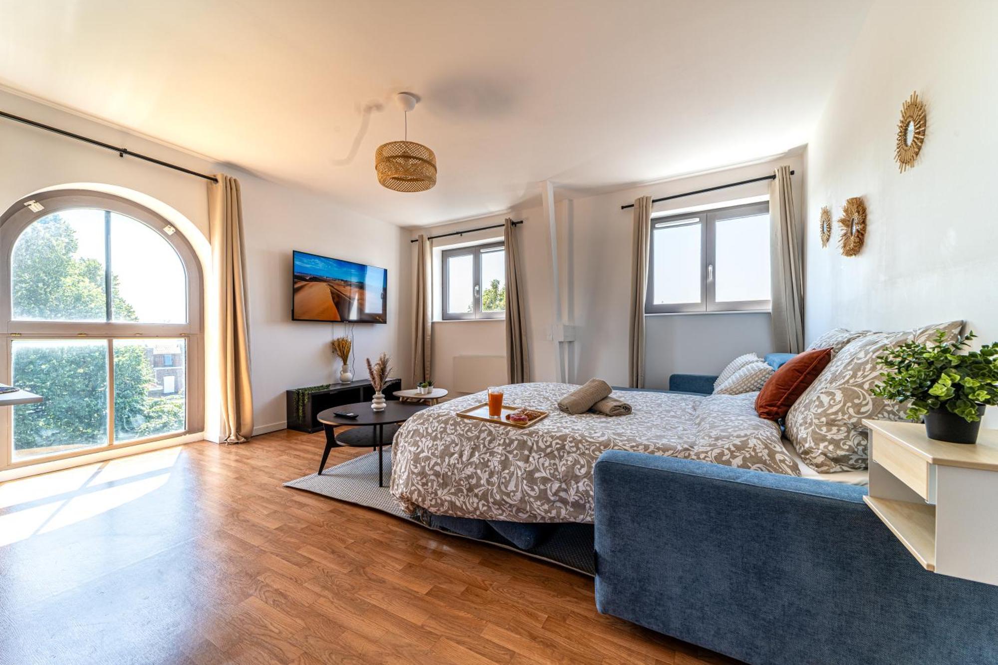 Le Saint-jean - Hypercentre - Parking Prive - 1 A 6 Personnes - Wifi Apartment Roubaix